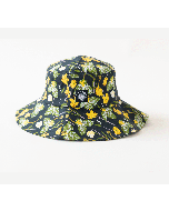 Cotton Bucket Sun Hat -- Woodland Garden